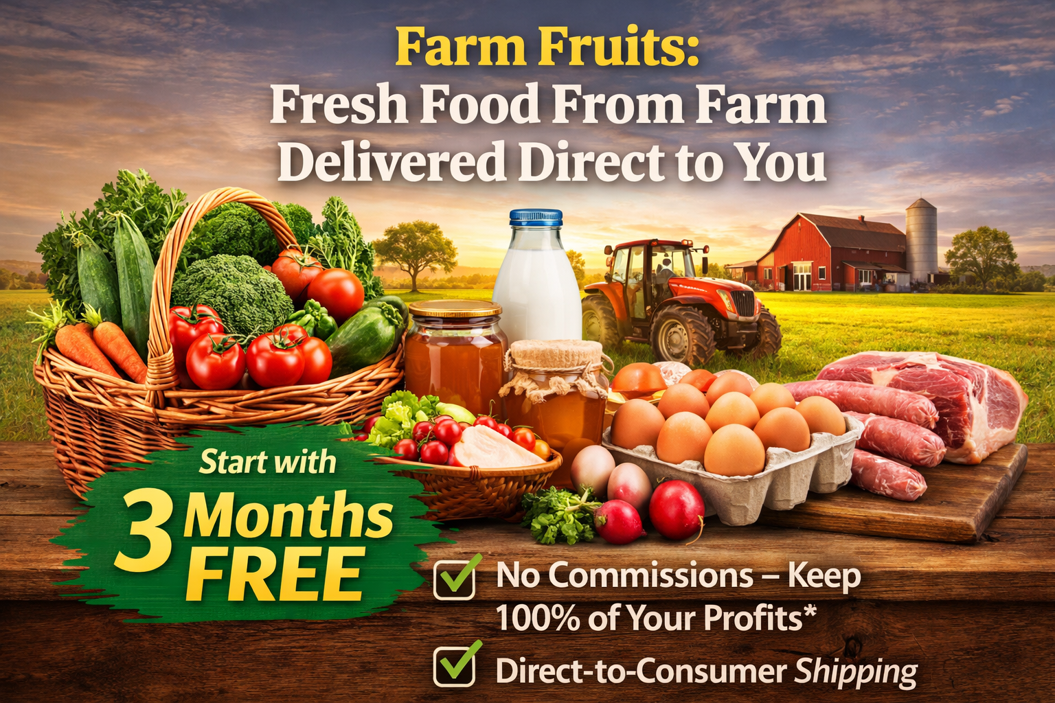 Farm Fruits- Fresh Food From Farm Delivered Direct to You