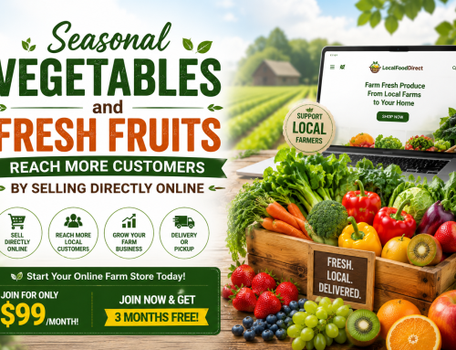 Seasonal Vegetables and Fresh Fruits: Reach More Customers by Selling Directly Online